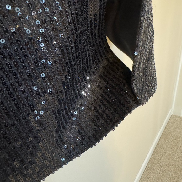 Philosophy Black Sequin Blazer Jacket Size Small NWT - Picture 15 of 15